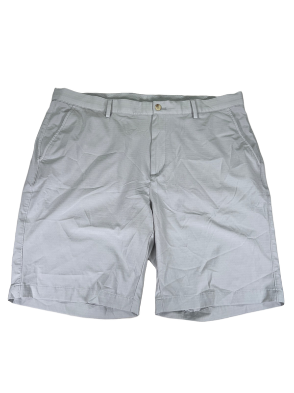 Greg Norman Men's Gray Jordan Performance Golf Shorts - 38