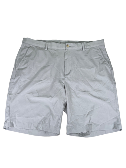Greg Norman Men's Gray Jordan Performance Golf Shorts - 38