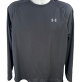Under Armour Men's Black Long Sleeve Tech Athletic Shirt - M