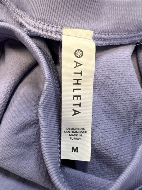 Athleta Women's Purple Momentum Seamless Long Sleeve Fitted Athletic Shirt - M image 3