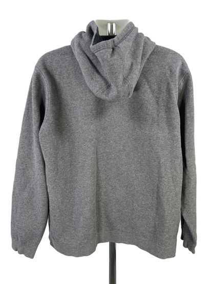 Nike Men's Gray Long Sleeve Future Logo Pullover Hoodie Sweatshirt - 2XL image 2