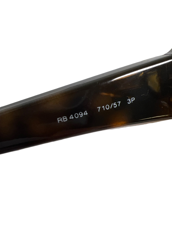Ray-Ban Brown Tortoise Shell 4094 Havana Polarized Sunglasses W/ Case image 11