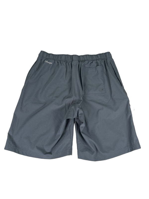 Columbia Men's Gray Regular Fit Belted Cargo Hiking Shorts - M image 2