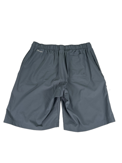 Columbia Men's Gray Regular Fit Belted Cargo Hiking Shorts - M image 2