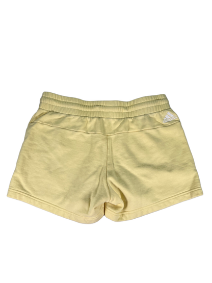 adidas Essentials Women's Yellow French Terry Drawstring Shorts - M image 2