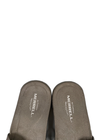 Merrell Women's Gray Moon Strappy Slide On Sandals - 8 image 3