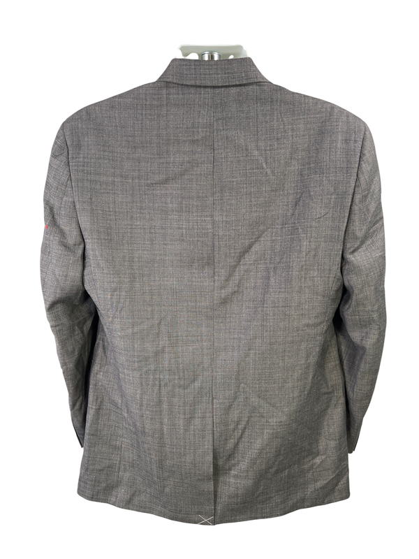 Chaps Men's Gray Classic Fit 2 Button Up Blazer Suit Jacket - 40R image 2