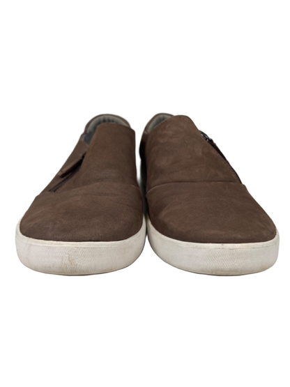 Clarks Collection Women's Gray/Taupe Suede Soft Cushion Side Zip Shoes - 8 image 2