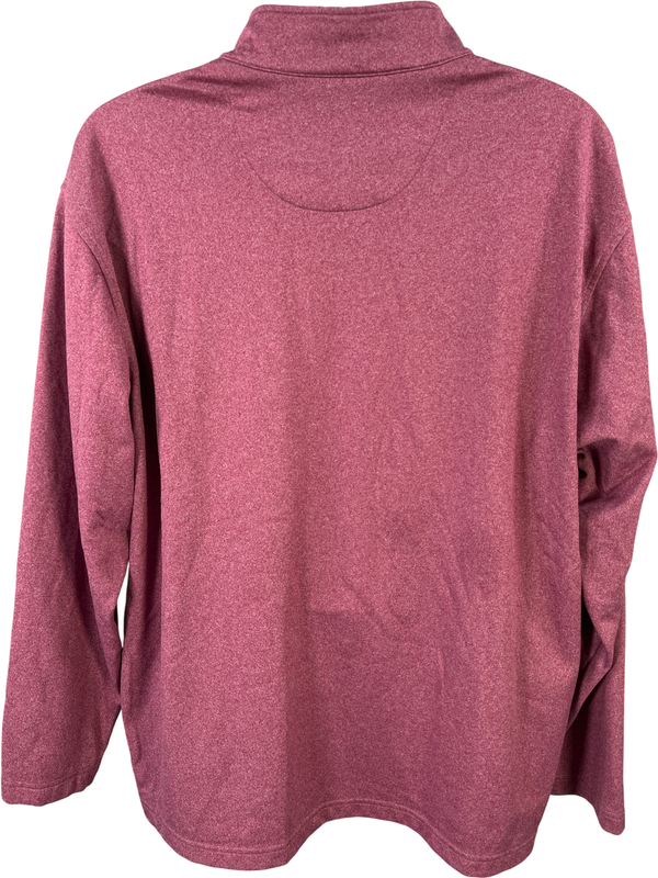 Pebbled Beach Performance Men’s Pink 1/4 Zip Pullover Sweatshirt - XXL image 2