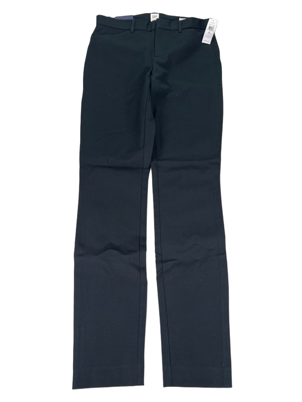 Gap Women's Black Mid Rise Stretch Signature Skinny Dress Pants - 6 Tall
