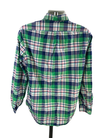 Ralph Lauren Men's Multicolor Plaid Classic Fit Long Sleeve Button Up Shirt - L image 2