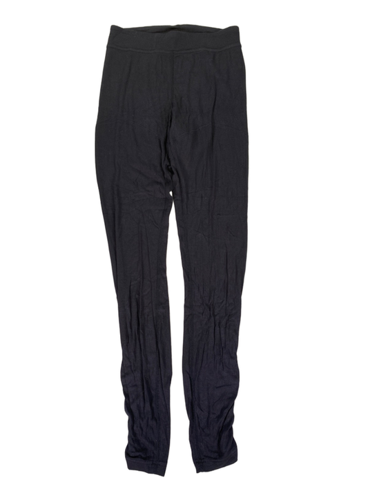 Lululemon Women's Black/Gray Ribbed The Lab Cashmere Blend 28" Leggings - 6