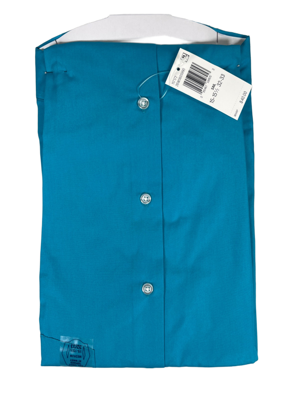 Arrow USA Men's Blue Athletic Fit Long Sleeve Button Up Shirt - M image 2
