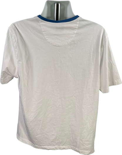 Greg Norman Men’s White Short Sleeve V-Neck T-Shirt - L image 2