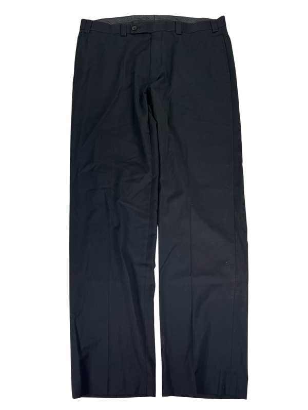 Calvin Klein Men's Black Straight Leg Dress Pants - 36x32