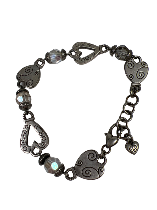 Brighton Women's Silver Tone Plated Heartland Beaded Bracelet image 2