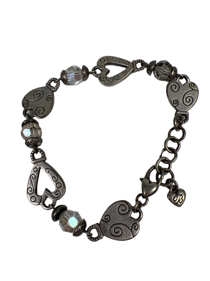 Brighton Women's Silver Tone Plated Heartland Beaded Bracelet image 2