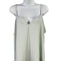 Athleta Women's Mint Blue Waffle Knit Cami Tank Top - XL