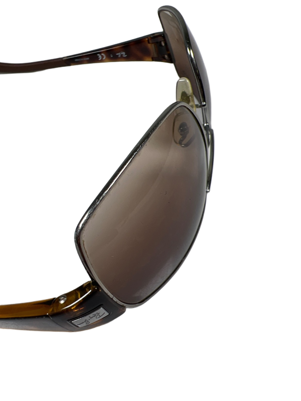 Ray-Ban Men's Brown Cateye 3426 Gunmetal Frame Sunglasses W/Case image 9