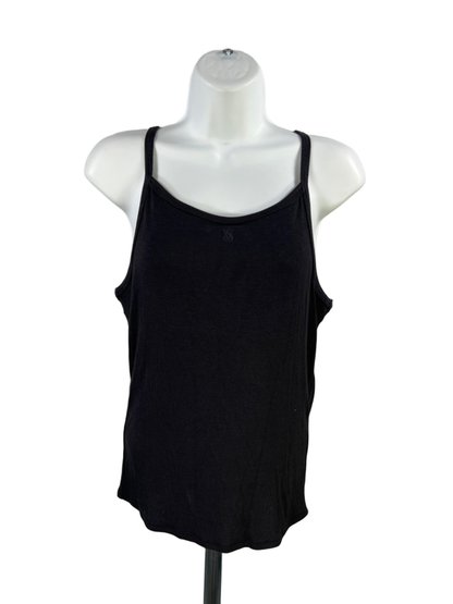 Victoria's Secret Women's Black So Soft Ribbed Pajama Cami Tank Top - L