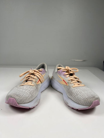 Brooks Women's Gray/Purple Ghost 16 Lace Up Running Athletic Shoes - 6.5 image 6