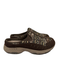 Easy Spirit Women's Green Textured Travel Time Slip On Clogs - 7 Wide