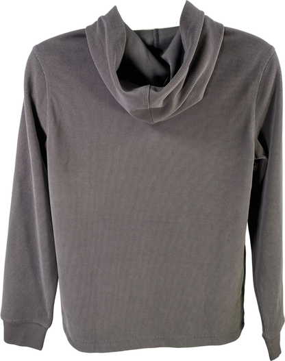 Eddie Bauer Men’s Gray Textured Long Sleeve Lounge Hoodie - S image 2