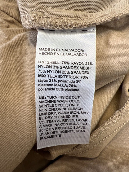 Chico's Women's Tan Brigitte Slim Pull On Shorts - 2/US 12 image 4