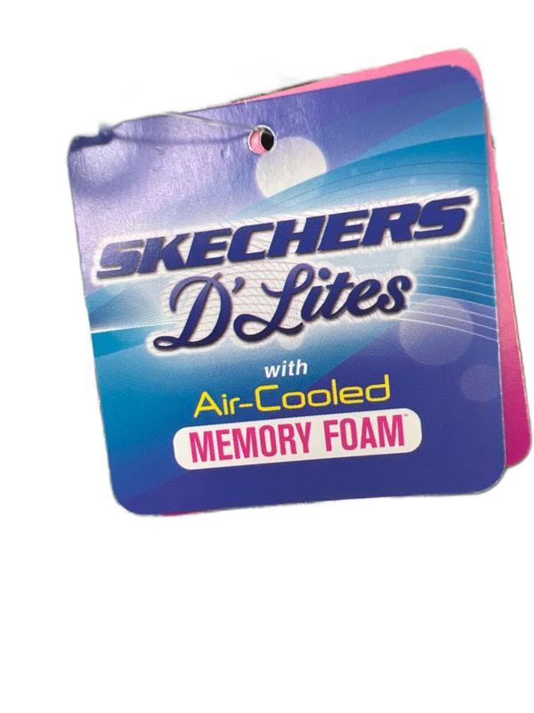 Skechers Women's Gray/Blue D'Lites Air Cooled Memory Foam Sneakers - 7 image 8