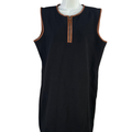 Lauren Ralph Lauren Women's Black/Brown Sleeveless Dress - XL