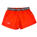 Under Armour Women's Gray/Orange Play Up Loose Unlined Athletic Shorts - S