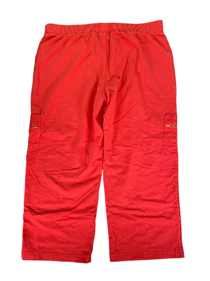 Zenergy by Chico's Women's Red/Coral Cropped Sweatpants - 2/US L image 2