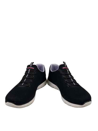 Skechers Women's Black/Purple Summits Radiant Flow Slip On Sneakers - 7.5 Wide image 6