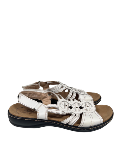 Clarks Collection Women's Leisa Janna Adjustable Strappy Slingback Sandals - 8.5