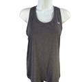Under Armour Women's Gray Heatgear Loose Sleeveless Racerback Tank Top - XS
