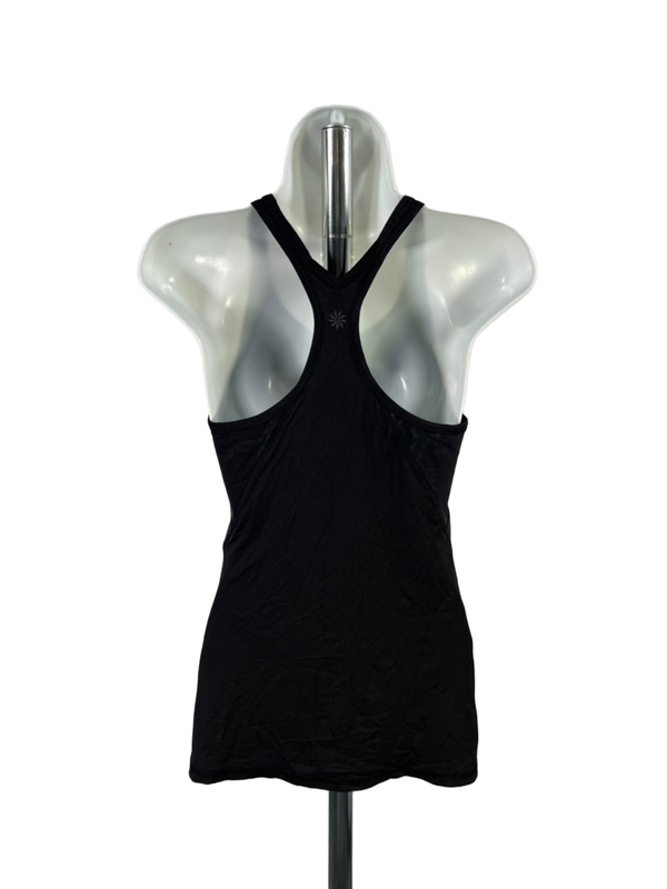 Athleta Women's Black Racer Back Sleeveless Athletic Tank Top - XS image 2
