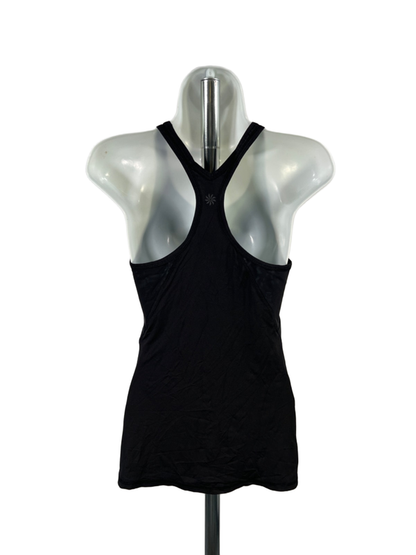 Athleta Women's Black Racer Back Sleeveless Athletic Tank Top - XS image 2