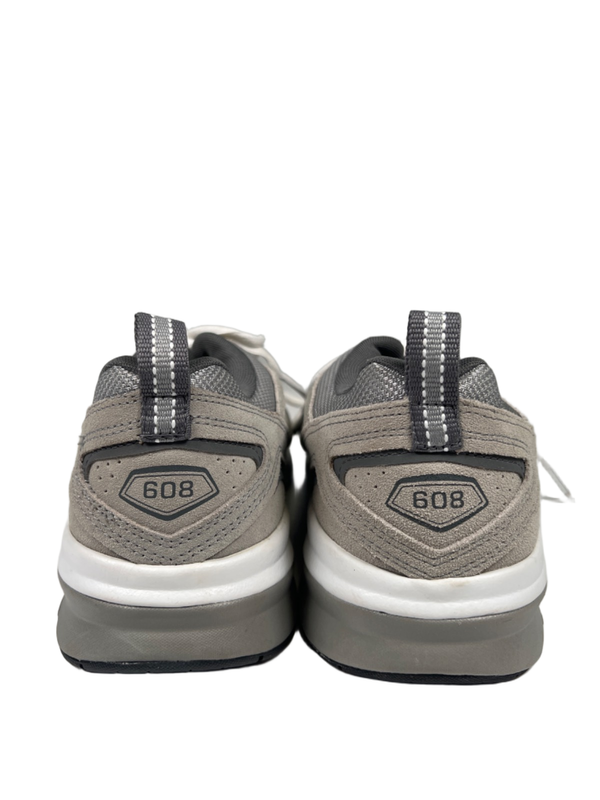 New Balance Men's Gray Suede 608v5 Lace Up Training Shoes - 10 image 4