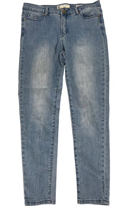Anne Klein Women’s Light Wash Skinny Ankle Denim Jeans - 8 image 2