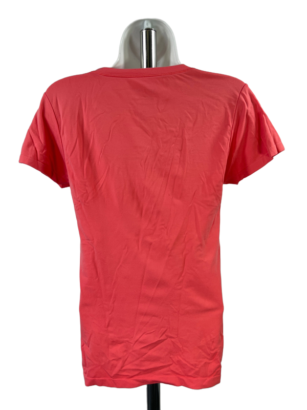 White House Black Market Women's Pink Short Sleeve T-Shirt - M image 2