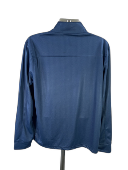 Vansport Men's Blue Long Sleeve 1/4 Zip Pullover Active Shirt - L image 2