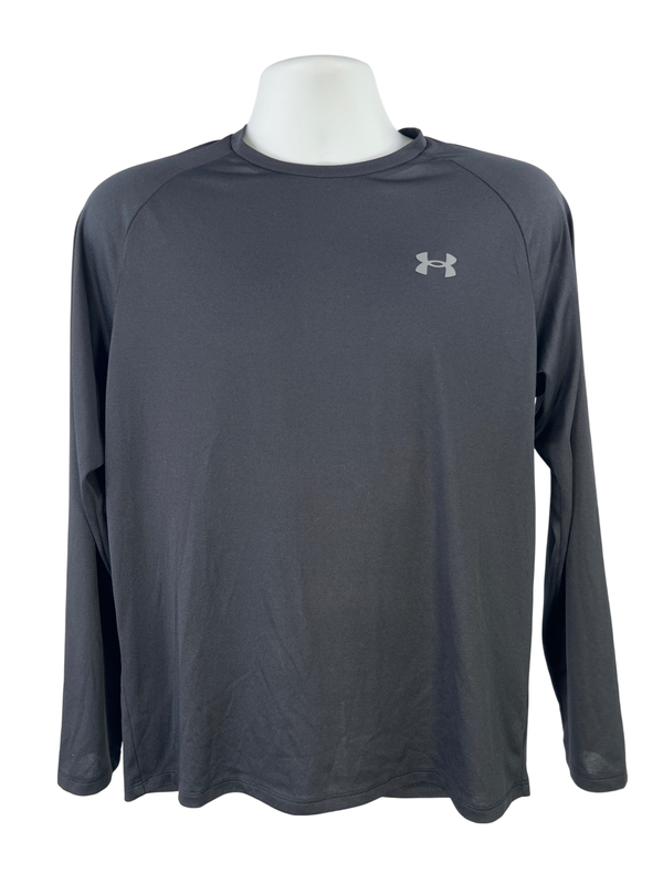 Under Armour Men's Black Loose Fit Lightweight Tech Athletic Shirt - M