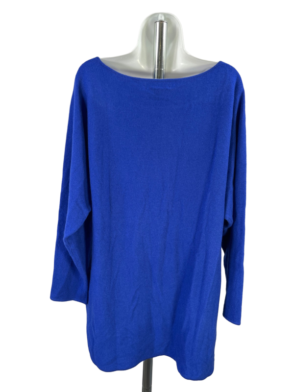 Charter Club Luxury Women's Blue 100% Cashmere Long Sleeve Sweater - 3X Plus image 2