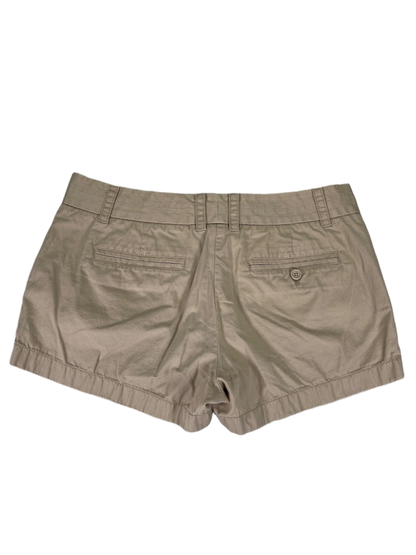 J Crew Women's Tan 100% Cotton Chino Broken-In Shorts - 8 image 2