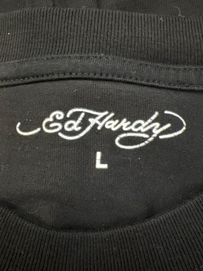 Ed Hardy Men's Black Tiger Dagger Graphic Short Sleeve T-Shirt - L image 3