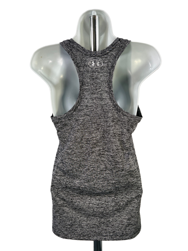 Under Armour Women's Gray Heathered HeatGear Sleeveless Athletic Tank Top - XS image 2