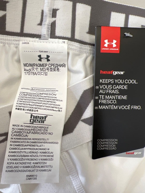 Under Armour Men's White HeatGear Compression Underwear - M image 3