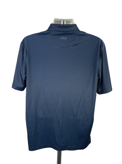 Greg Norman Men's Navy Blue Short Sleeve Golf Polo Shirt - L image 2