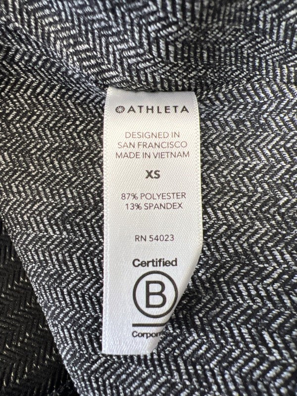 Athleta Women's Dark Brown Delancey Herringbone Tight Leggings - XS image 4