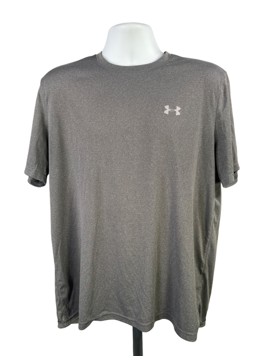 Under Armour Men's Gray Short Sleeve HeatGear Loose Fit Shirt - XL